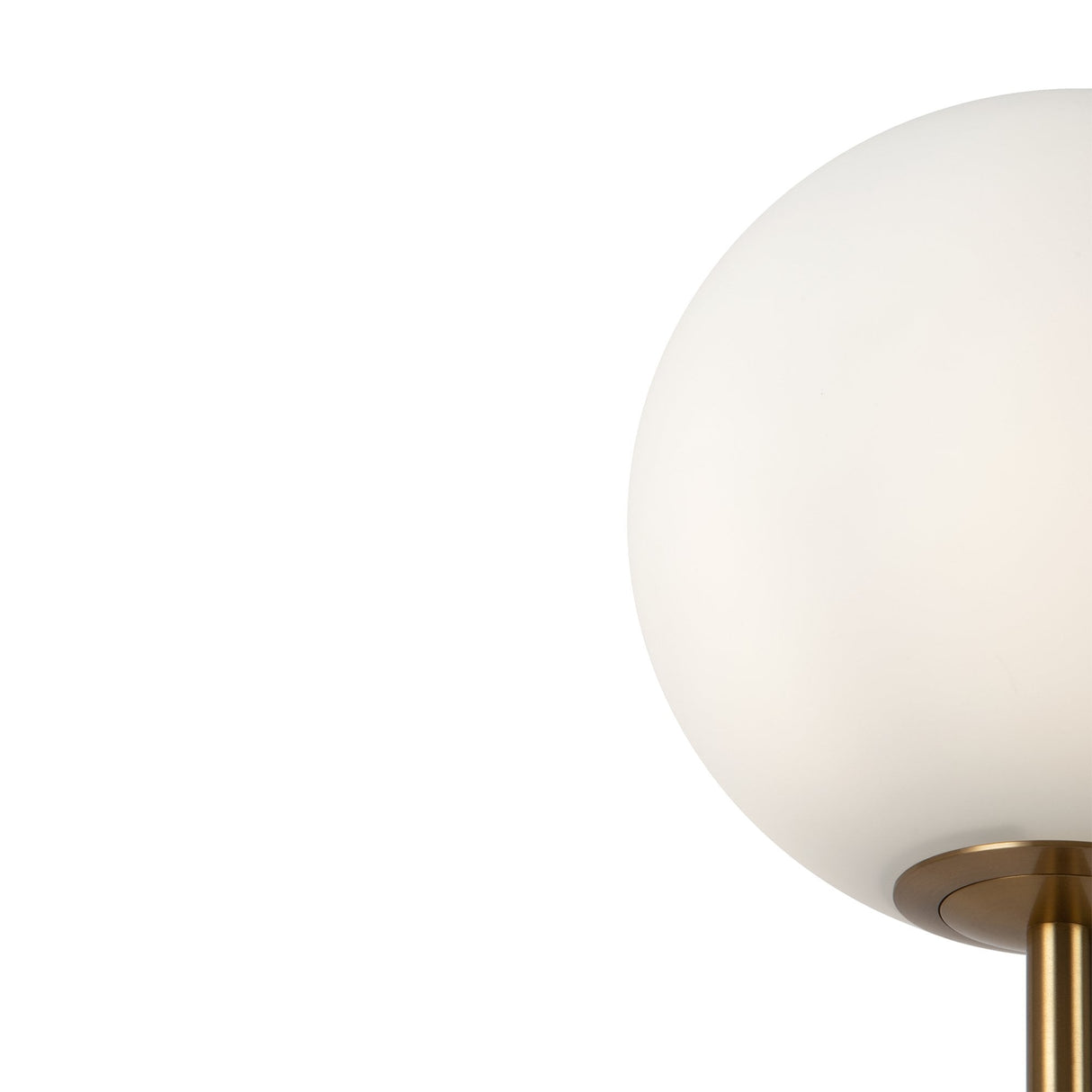 Contemporary Brass Ring Floor Lamp by Maytoni