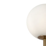 Contemporary Brass Ring Floor Lamp by Maytoni