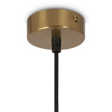Contemporary Brass Sphere Pendant Light