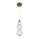 Modern Gold Sphere Pendant Light - Maytoni Collar Collection