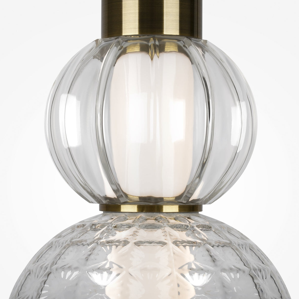 Modern Gold Sphere Pendant Light - Maytoni Collar Collection