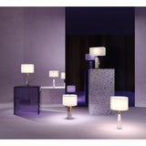 Bianco Modern Brass Table Lamp with Alabaster Accents - Maytoni Collection