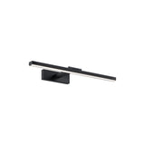 Sleek Black Mirror Backlight with Swivel LED Diffuser - Maytoni Bris Collection