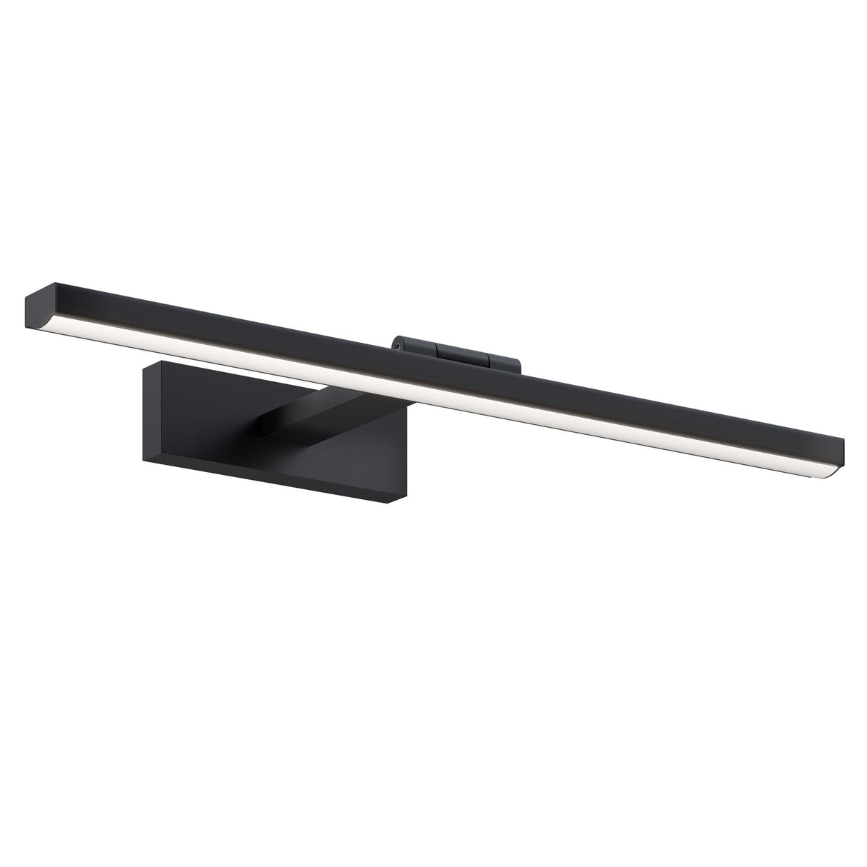 Sleek Black Mirror Backlight with Swivel LED Diffuser - Maytoni Bris Collection