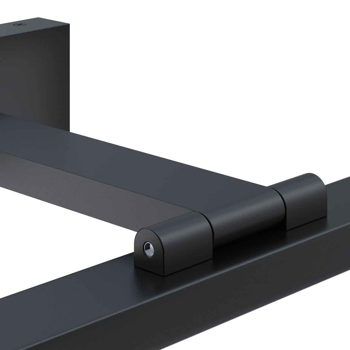 Sleek Black Mirror Backlight with Swivel LED Diffuser - Maytoni Bris Collection