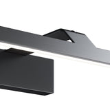 Modern Backlit Mirror Light - Black