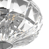 Elegance Chrome Faceted Ceiling Lamp - Neoclassic Collection