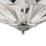 Elegance Chrome Faceted Ceiling Lamp - Neoclassic Collection