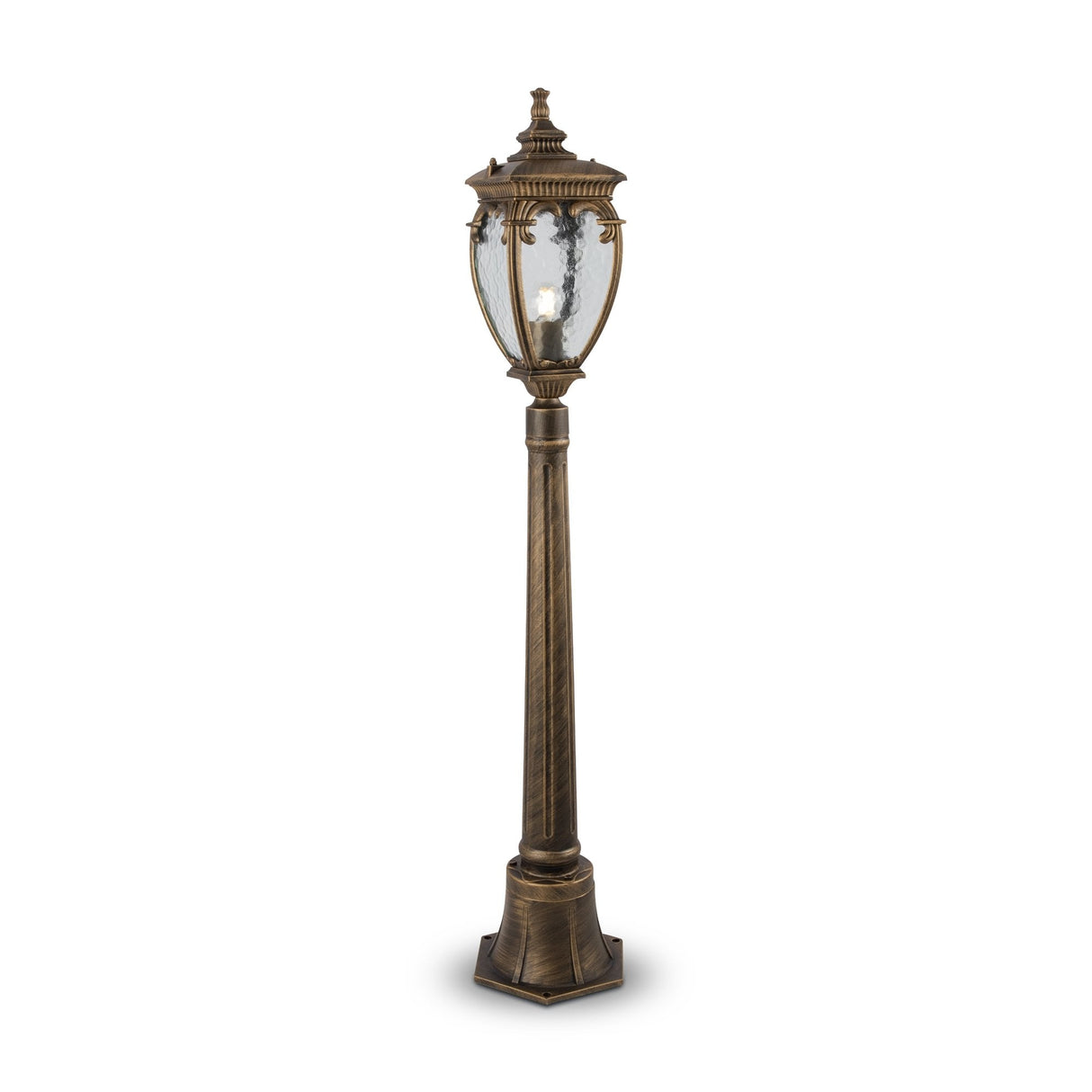 Elegant Fleur Series Landscape Lighting - Black and Gold Finish