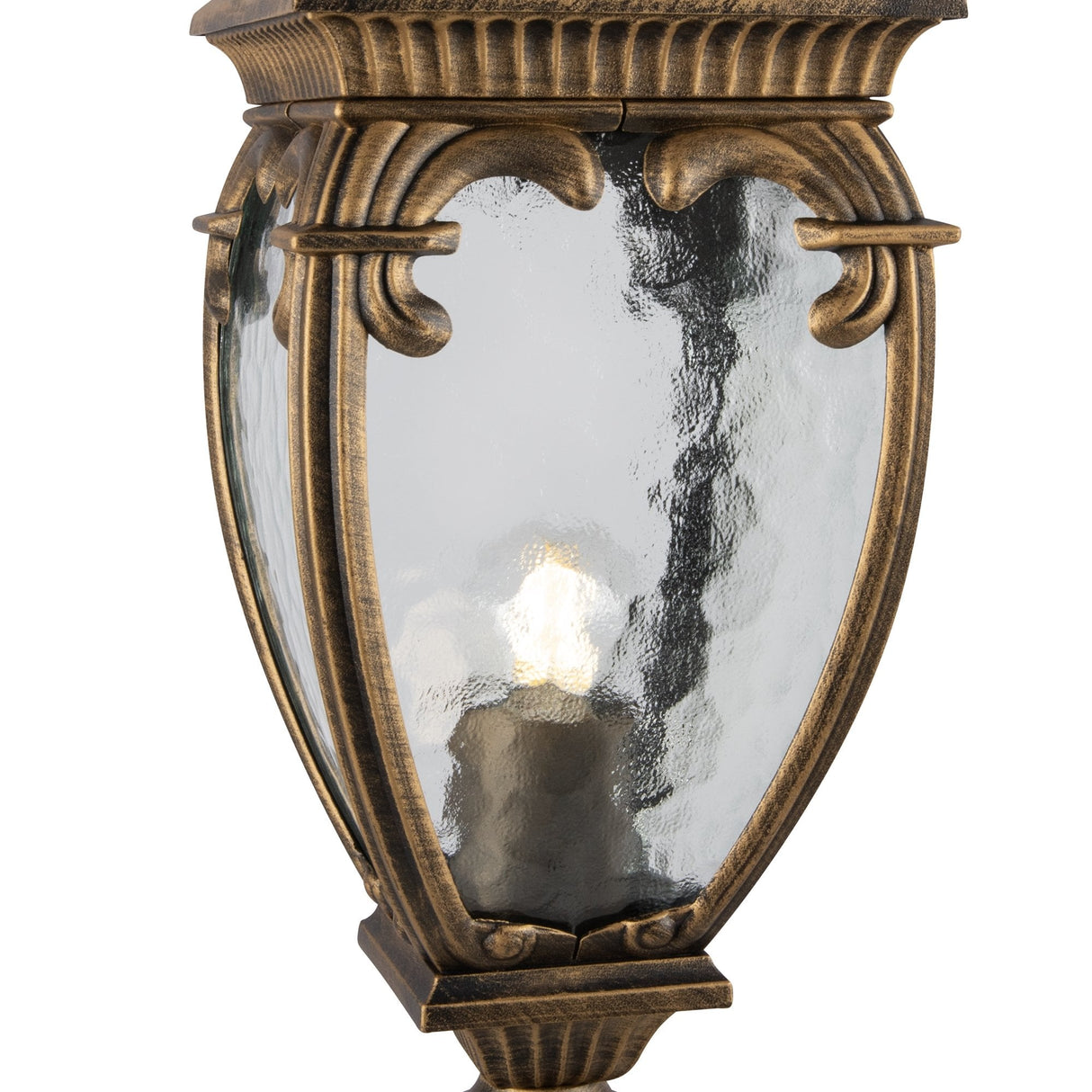 Elegant Fleur Series Landscape Lighting - Black and Gold Finish