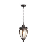 Antique Bronze Outdoor Fleur Pendant Lamp