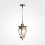 Elegant Black & Gold Fleur Pendant Lamp by Outdoor