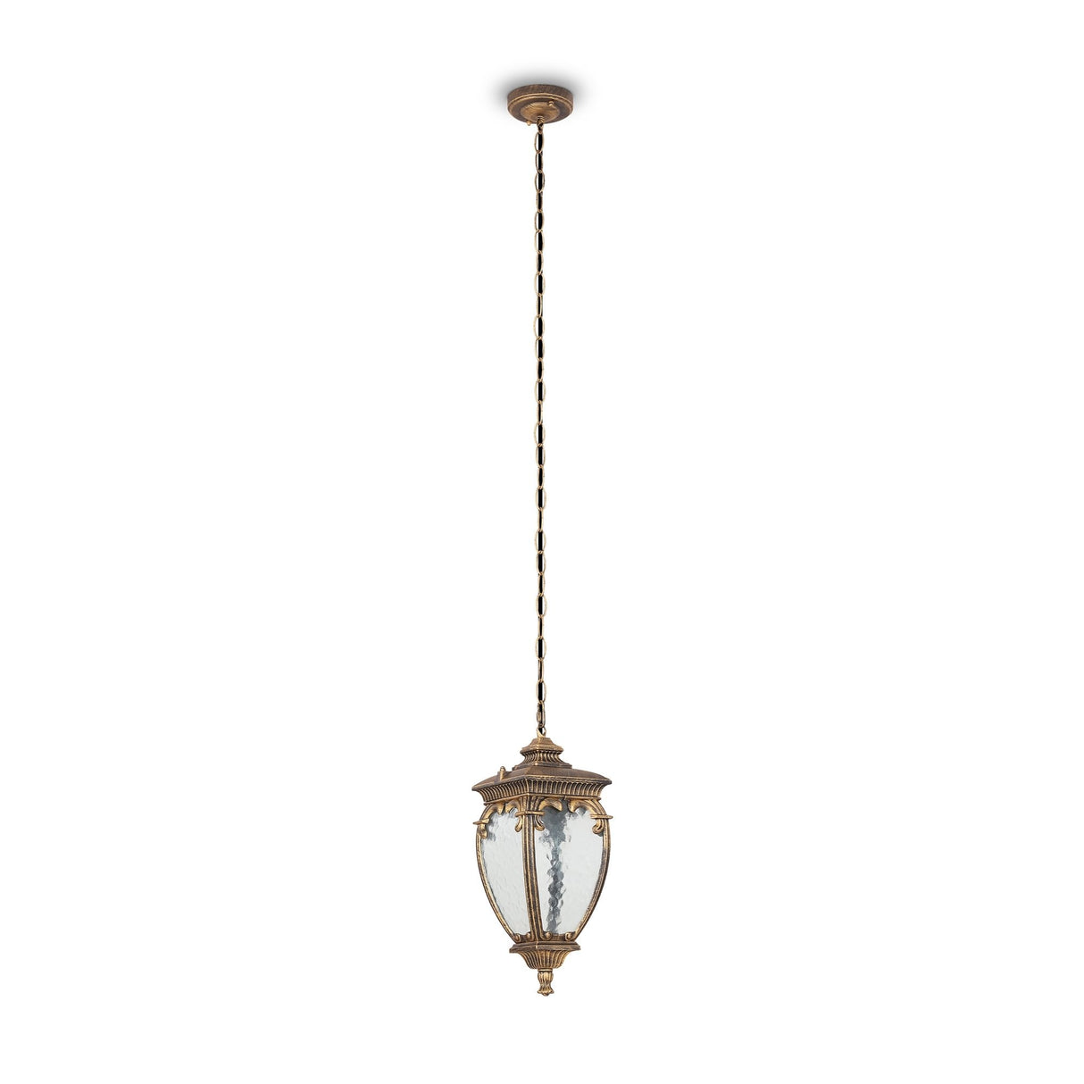 Elegant Black & Gold Fleur Pendant Lamp by Outdoor