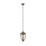 Elegant Black & Gold Fleur Pendant Lamp by Outdoor