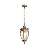 Elegant Black & Gold Fleur Pendant Lamp by Outdoor