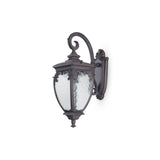 Bronze Antique Fleur Outdoor Wall Lamp
