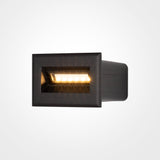 Sleek Black Bosca Outdoor Step Light