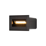 Sleek Black Bosca Outdoor Step Light