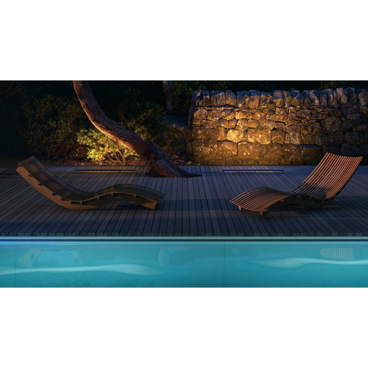 Sleek Grey Aluminum LED Landscape Light by Outdoor Edge