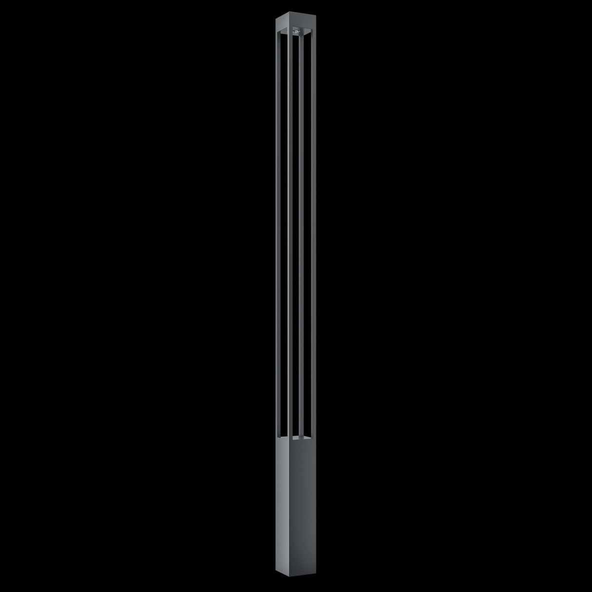 Graphite Elegance: Elbe Series Outdoor Garden Lamp