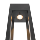 Graphite Elegance: Elbe Series Outdoor Garden Lamp