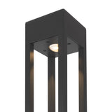Graphite Elegance: Elbe Series Outdoor Garden Lamp