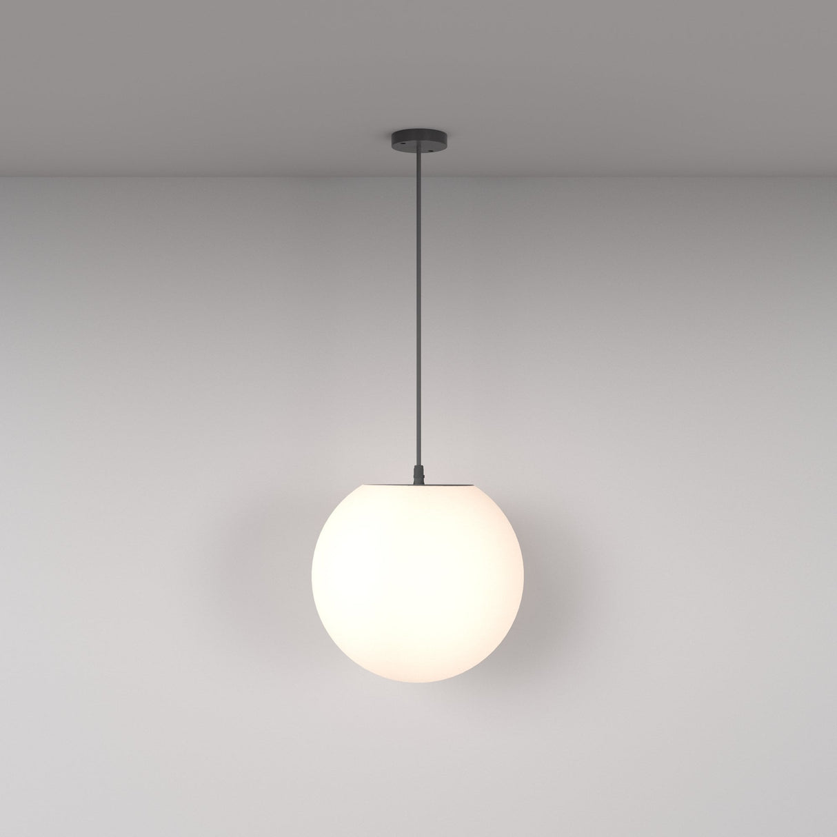 White Spherical Outdoor Pendant Lamp - Erda Series