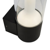 Sleek Black Koln Outdoor LED Wall Light