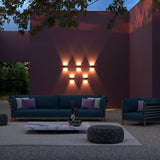 Sleek Strato Outdoor Architectural Lighting in Black