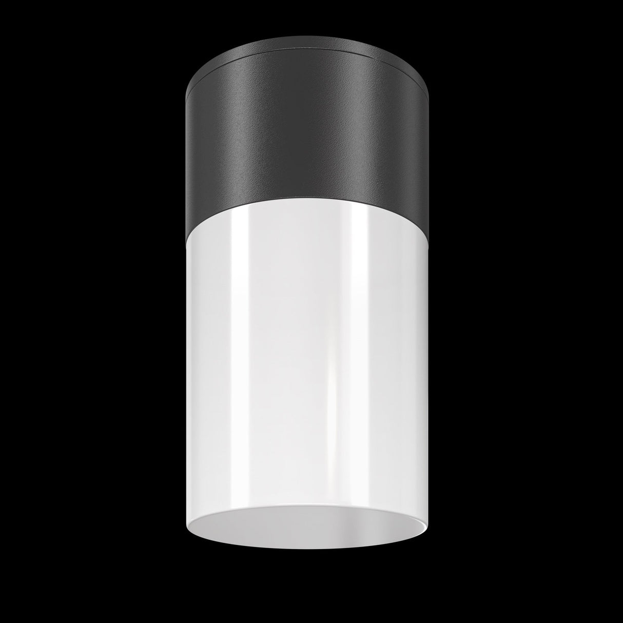 Sleek Black Outdoor Ceiling Lamp - Willis Collection