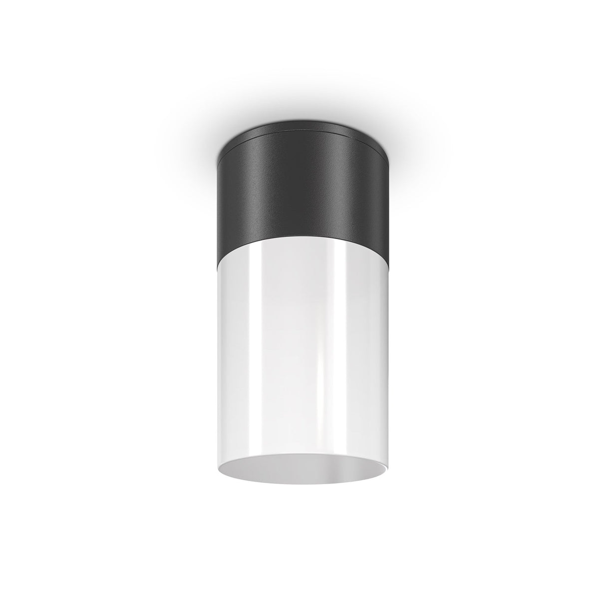 Sleek Black Outdoor Ceiling Lamp - Willis Collection