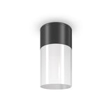 Sleek Black Outdoor Ceiling Lamp - Willis Collection