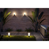 Grey Cylinder-Shaped Outdoor Landscape Light - Willis Series by Maytoni