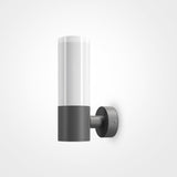 Willis Series Outdoor Wall Lamp - Sleek Grey Finish
