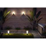 Willis Series Outdoor Wall Lamp - Sleek Grey Finish