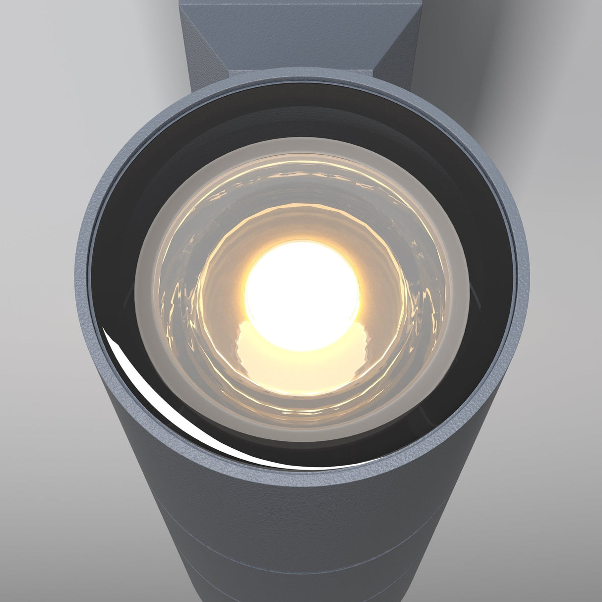 Grey Bowery Outdoor Wall Light with Dual GU10 Fittings