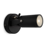 Sleek Outdoor Adjustable Wall Lamp - Black