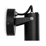 Sleek Outdoor Adjustable Wall Lamp - Black