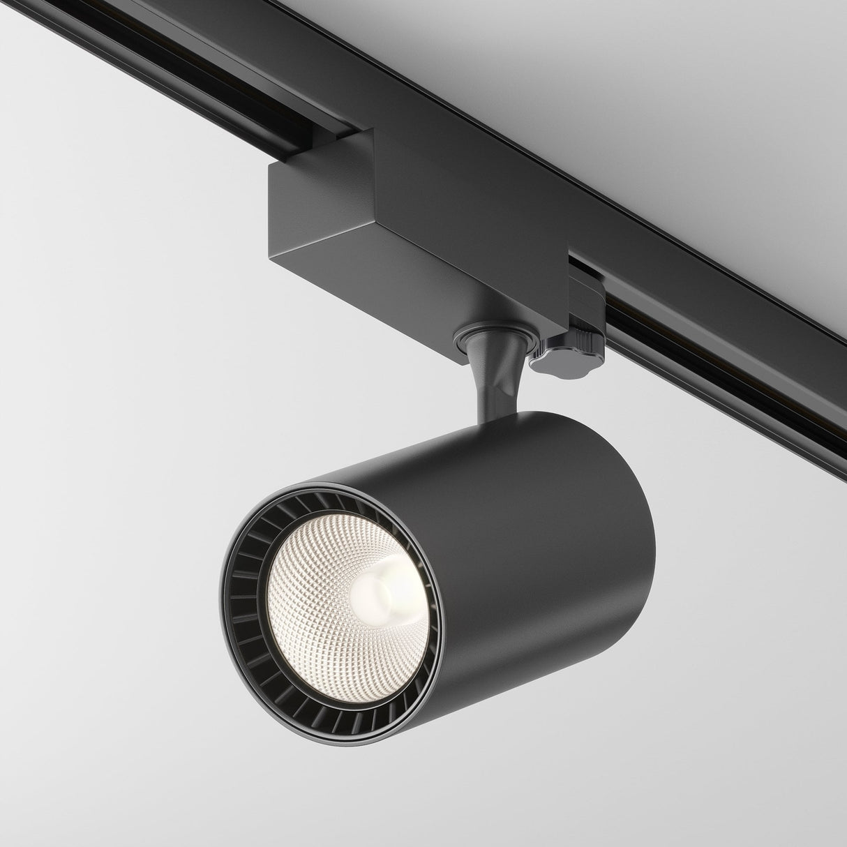 Trinity Vuoro Black LED Track Light - Three Phase System
