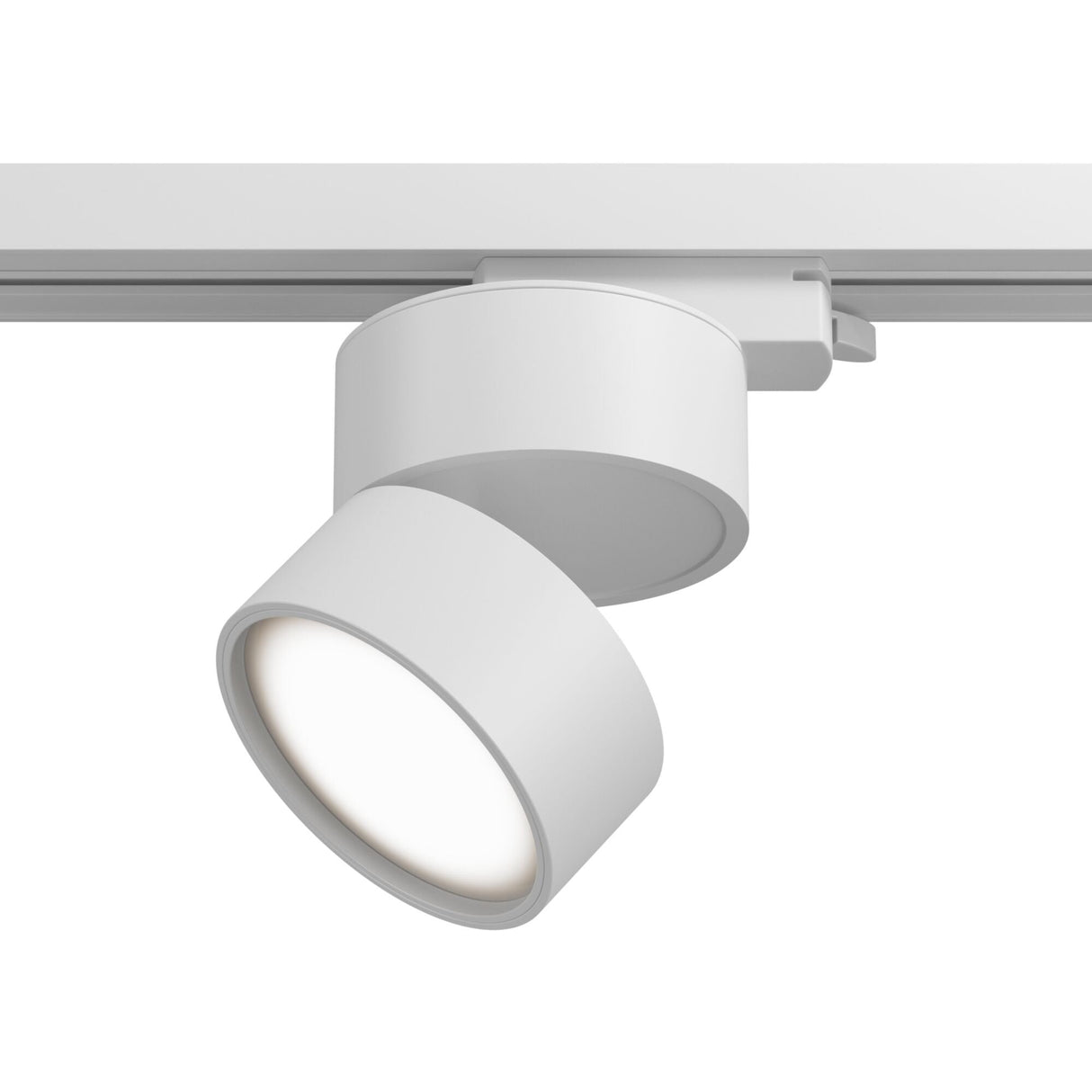 Sleek White ONDA Track Lighting System - 1 Phase UNITY Collection