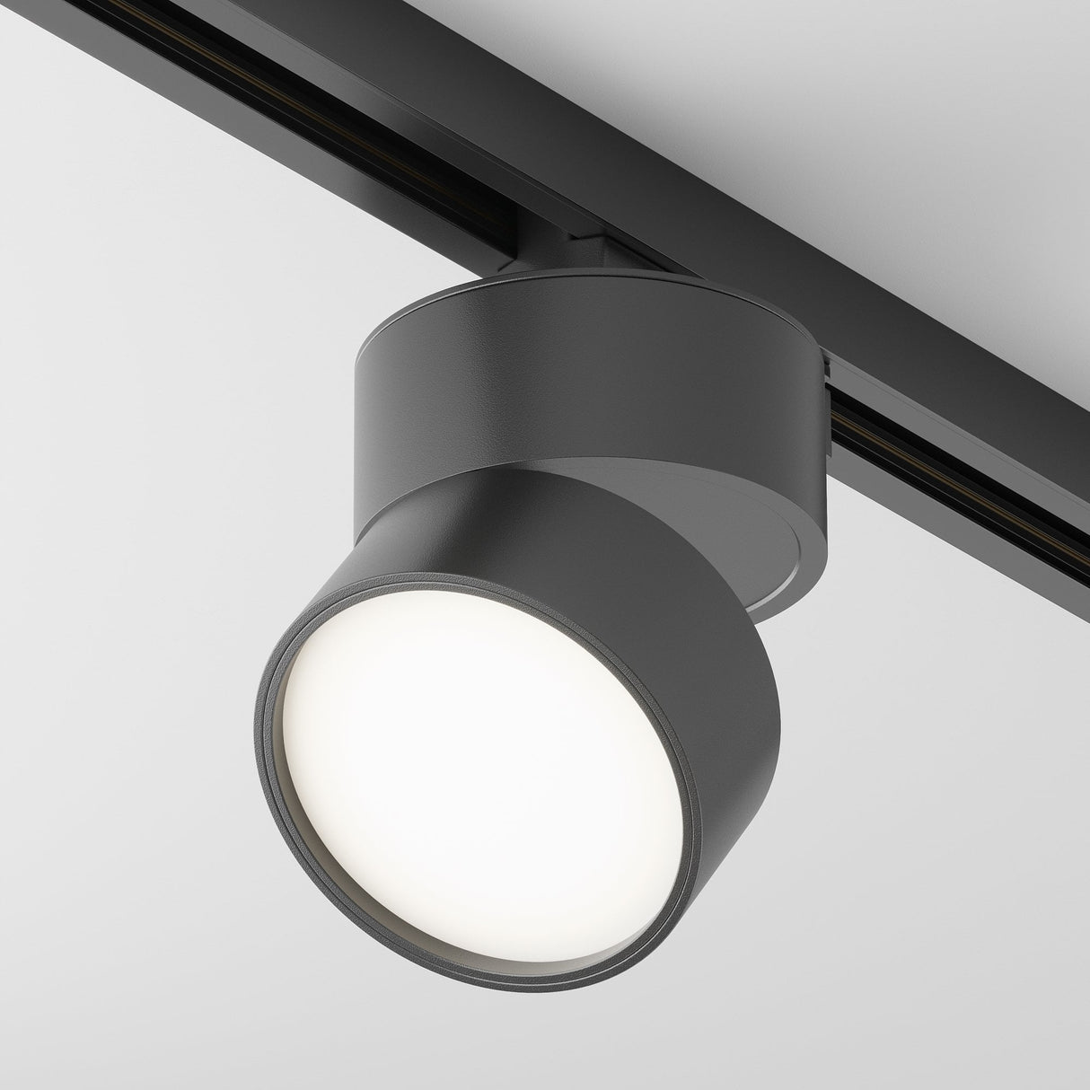 Sleek ONDA Black Track Lighting - 1 Phase Unity System