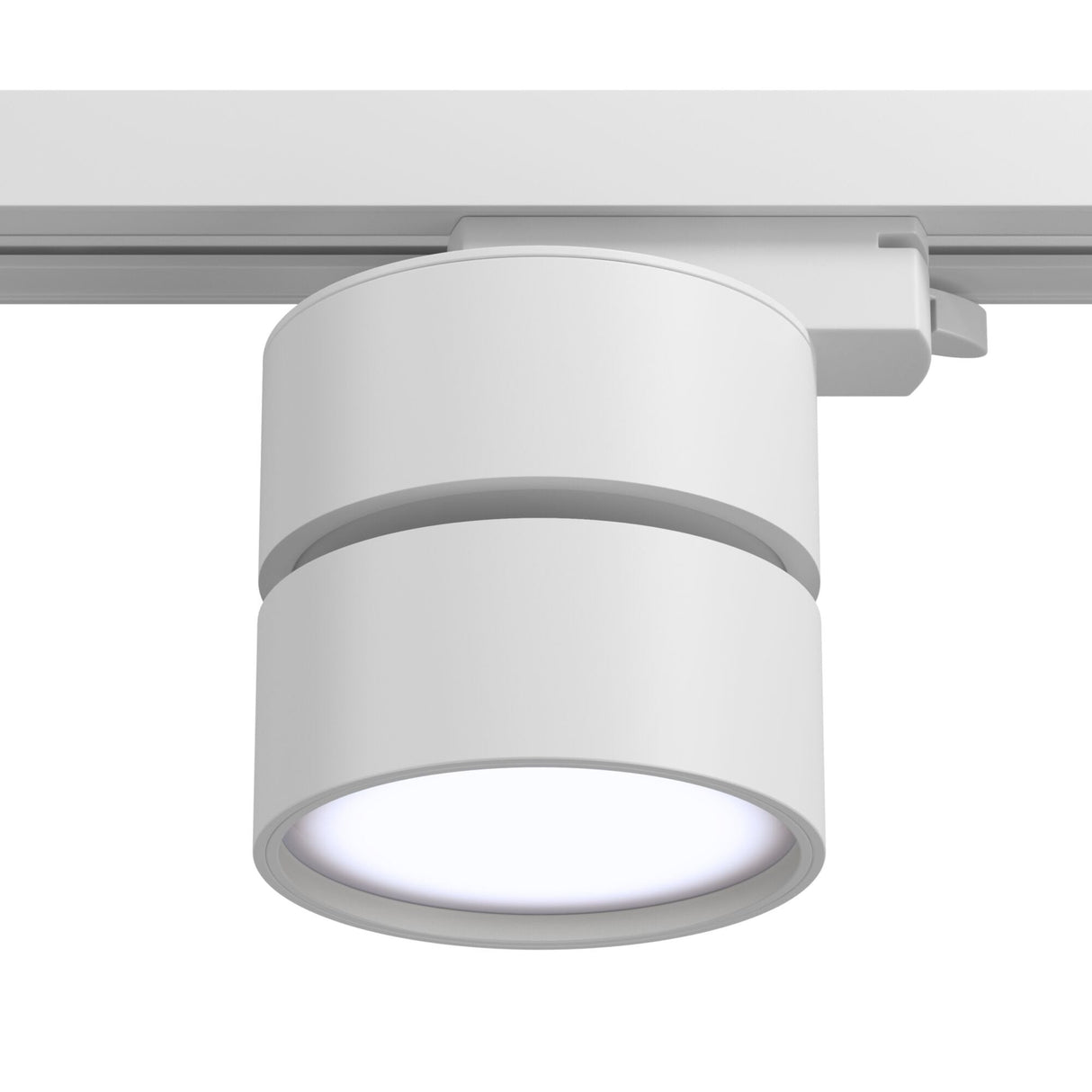 White UNITY ONDA 1-Phase Track Lighting System