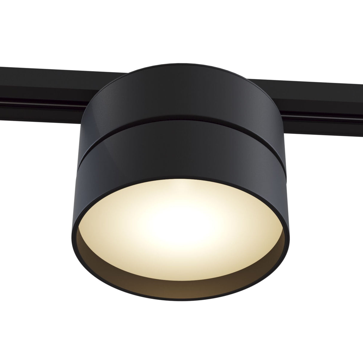 Black Unity Onda Single Phase Track Lighting System