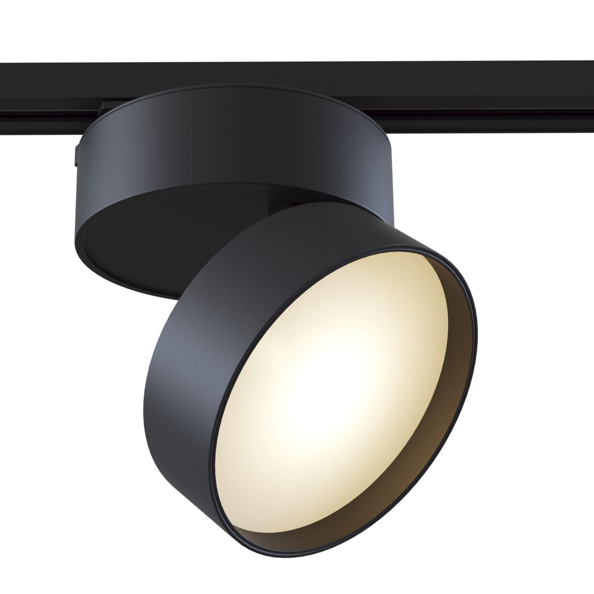 Black Unity Onda Single Phase Track Lighting System
