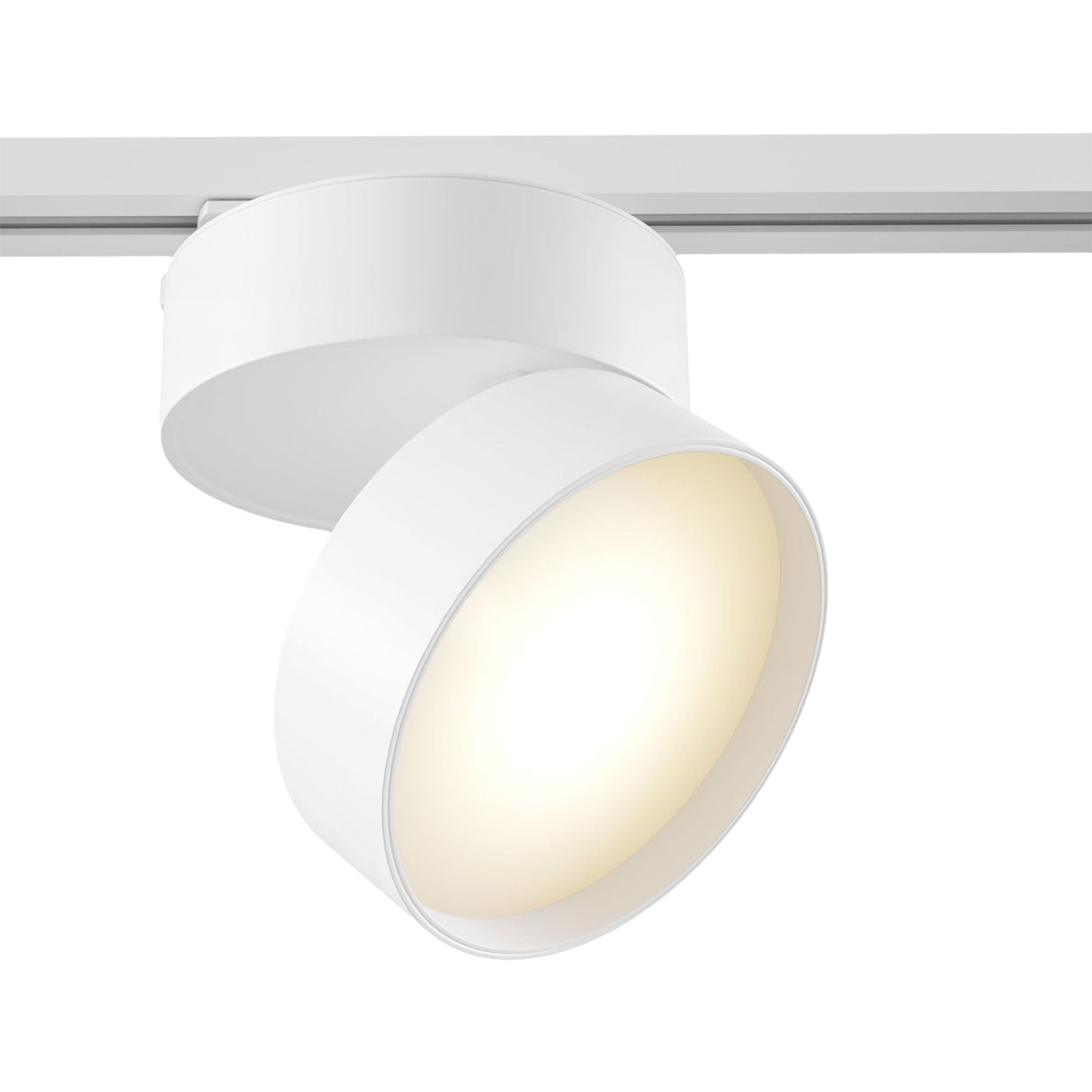 Elegant White ONDA Track Light – 1 Phase UNITY System