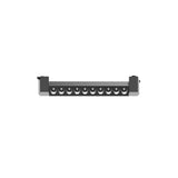 Sleek Black UNITY Points Track Lighting System - Modern 1 Phase Design