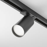 Sleek Black UNITY Focus S Track Light - 1 Phase System