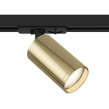 Black and Gold UNITY Focus S Track Light - Swivel Design, 1 Phase System
