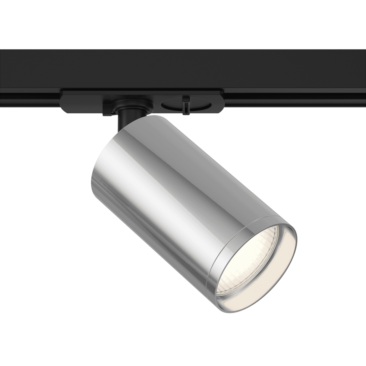 Sleek Black and Silver UNITY Focus S 1 Phase Track Light System