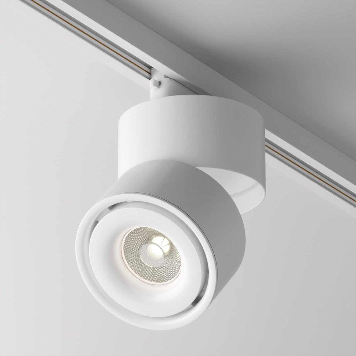 UNITY Yin 1-Phase Track Light - White Aluminum Accent Lighting
